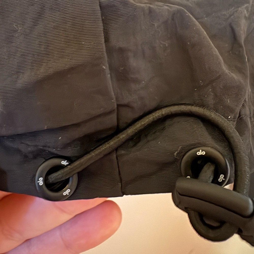 Alo Yoga Cropped 1/4 Zip Alumni Pullover Oversized S - Picture 7 of 11